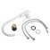 Kitchen mixer Zein Z6971, single -leaf, cartridge ceramics 40 mm, brass, white
