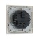 Switch is Elegant, 10 a, 1 cl., Hidden, beige