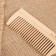 Comb, 19.5 × 4.5 cm, color "light wood"