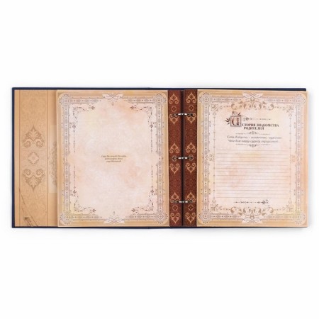 The genealogy book with a frame under the photo "Pedigree Book", 50 sheets, 21.5 x 23.7 cm-11