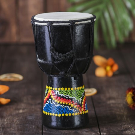 Souvenir musical instrument "Drum Dzhembe" 20 cm mix-6