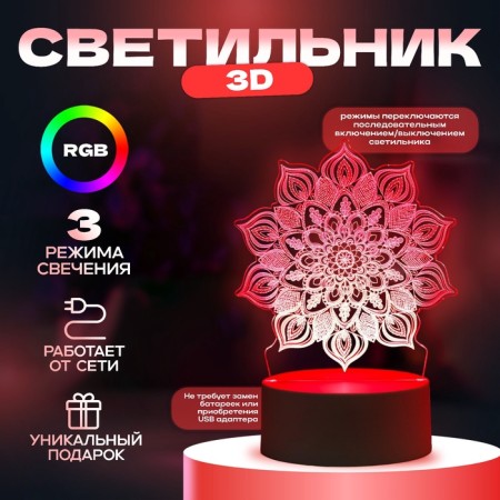 Sandala Light Led RGB from the network 9.5x12.5x17 cm Risalux
