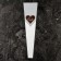 Packet stoop for flowers, "most beloved", 12.5+4x45 cm, white