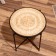 Wicker table, 40x40x41 cm, col. black