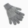Female gloves, dark gray color, size 18