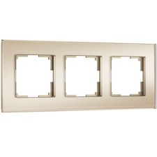 Frame for 3 posts Senso (champagne, glass Soft-Touch) W0033111
