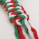 A squeak -soft toy, soft for dogs "New Year Donut" with a rope, 32 cm