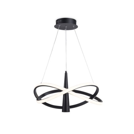 LED LED LED suspended Ambrella Comfort Linetech FL5368 with a remote control, 47W, LED, Black Color Black
