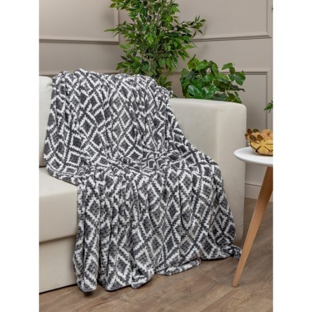 Texrepublic blanket, size 200x220 cm, gray color-2