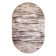 Carpet of oval 150x230 cm, pp 100%, jute