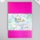 Foamiran hologram "bright pink" 1.8 mm set of 5 sheets 20x30 cm