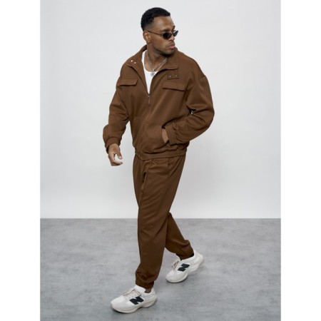 Sports suit men's, size 56, brown color-15
