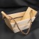 Needlework box, wooden, 27 × 11 × 13 cm
