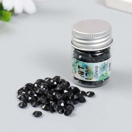 Decor for creativity in the bottle "Rhuba. Midnight" set 250 pcs d = 0.6 cm 4x3x3 cm