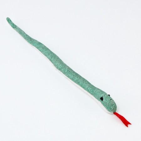 Soft toy "Snake" with sparkles, 30 cm, color mix-1