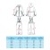 Kit for girls, height 116 cm