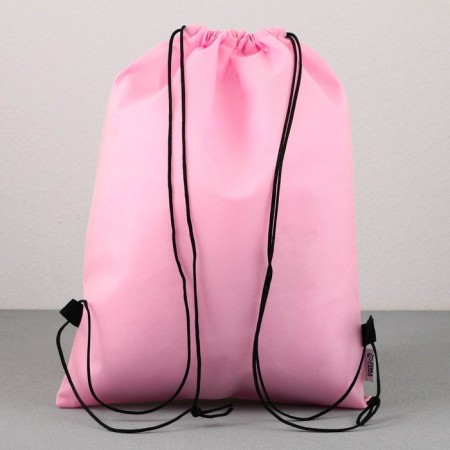 BE HAPPY shoe bag, non -discharge canvas, size 30 x 40 cm-6