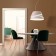 Suspended chandelier Mantra Alboran, E27, 3x20W, 400 mm, white color