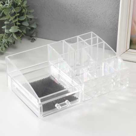 Organizer Casket Plastic 1 Transparent Box 8.5x15x25 cm