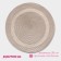 Serving napkin on the table “Oscar”, d = 38 cm, beige color