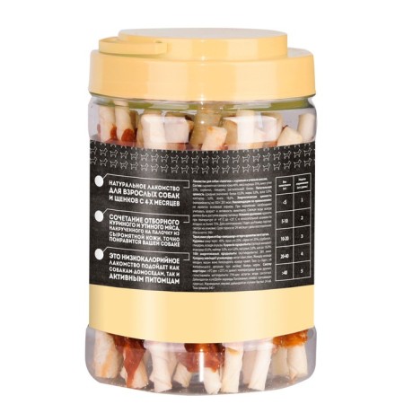 Mnyams treat for dogs with chicken and duck meat, 340 g-1