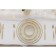 Porcelain shade of the Organic Gold, D = 27.5 cm, white color