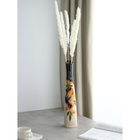 Ceramic vase "Beatrice", floor, colorful, 46 cm, author's work-1