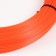 Artificial rattan 6 mm 100 m wave (orange)
