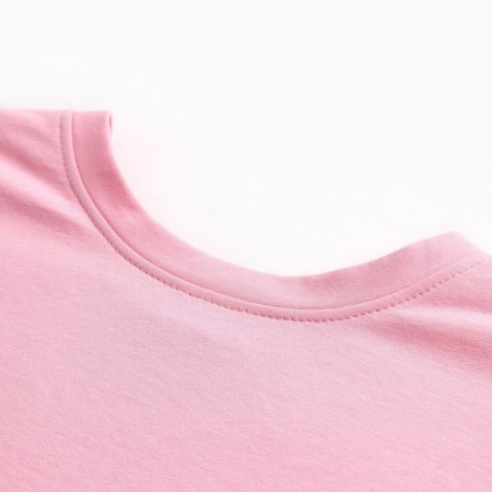 Women's T-shirt Minaku Oversize Fit: Light pink color, river 48-6