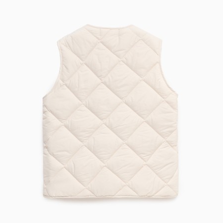 Women's vest quilted mist size 46, milk-9