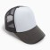 Women's baseball cap with minaku grid, gray color, size 56-58