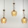 Economic light SARA SARA 3x40W E27 gold 59x13x65 (32) cm