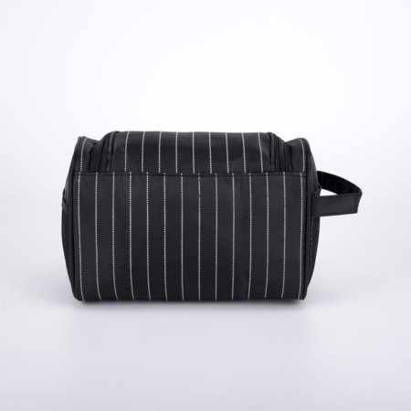 Lightning cosmetic bag, external pocket, black color-1