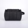 Lightning cosmetic bag, external pocket, black color