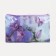 Lightning, PVC, lilac color cosmetic bag
