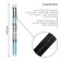 Plastic skis, 140 cm, with a notch, MIX color