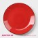 Board ceramic dessert shade "Sea World", d = 19 cm, red color