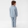 Pajama nursery from a flannel (shirt, trousers) kaftan "pineapple", height 134-140, blue