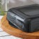 Form for baking and baking of heat -resistant glass "Black granite", 1.95 l, 22 × 25.6 cm