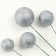 Set for decoration "beads", set 20 pcs, color silver