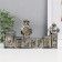 Polystone souvenir "Two birds on cubes. Welcome" 3x20.3x12 cm
