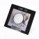 The mirror of the desktop “circle”, bilateral, with an increase, D mirror surface 16 cm, black color