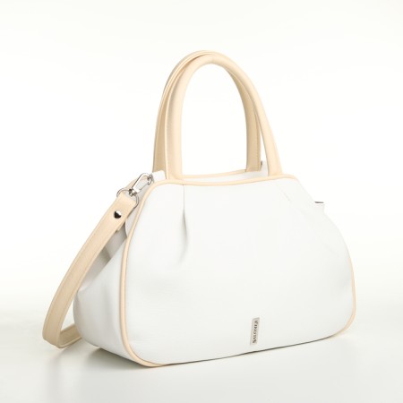 Women's bag with lightning, white color-2