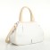 Women's bag with lightning, white color