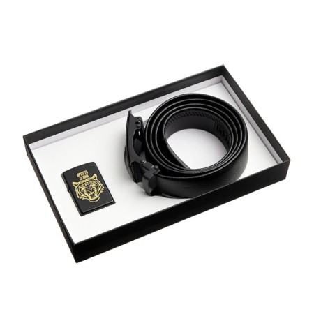 Gift set "Tiger -Highness": belt and gasoline lighter-2