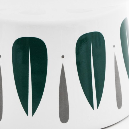 Ceramic "leaves" 150 ml 13 x 9 cm white-4