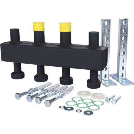 Distributive collector Stout SDG-0016-002502, 2 heating circuits, DN 20, thermal insult.-3