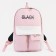 Youth backpack from lightning textiles, 2 pockets, pink color