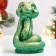 Figure "Snake of Powder" light green, 6x5cm