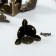 Corner Metal "Triangle" set 10 pcs+nail. bronze 1.8x1.8 cm